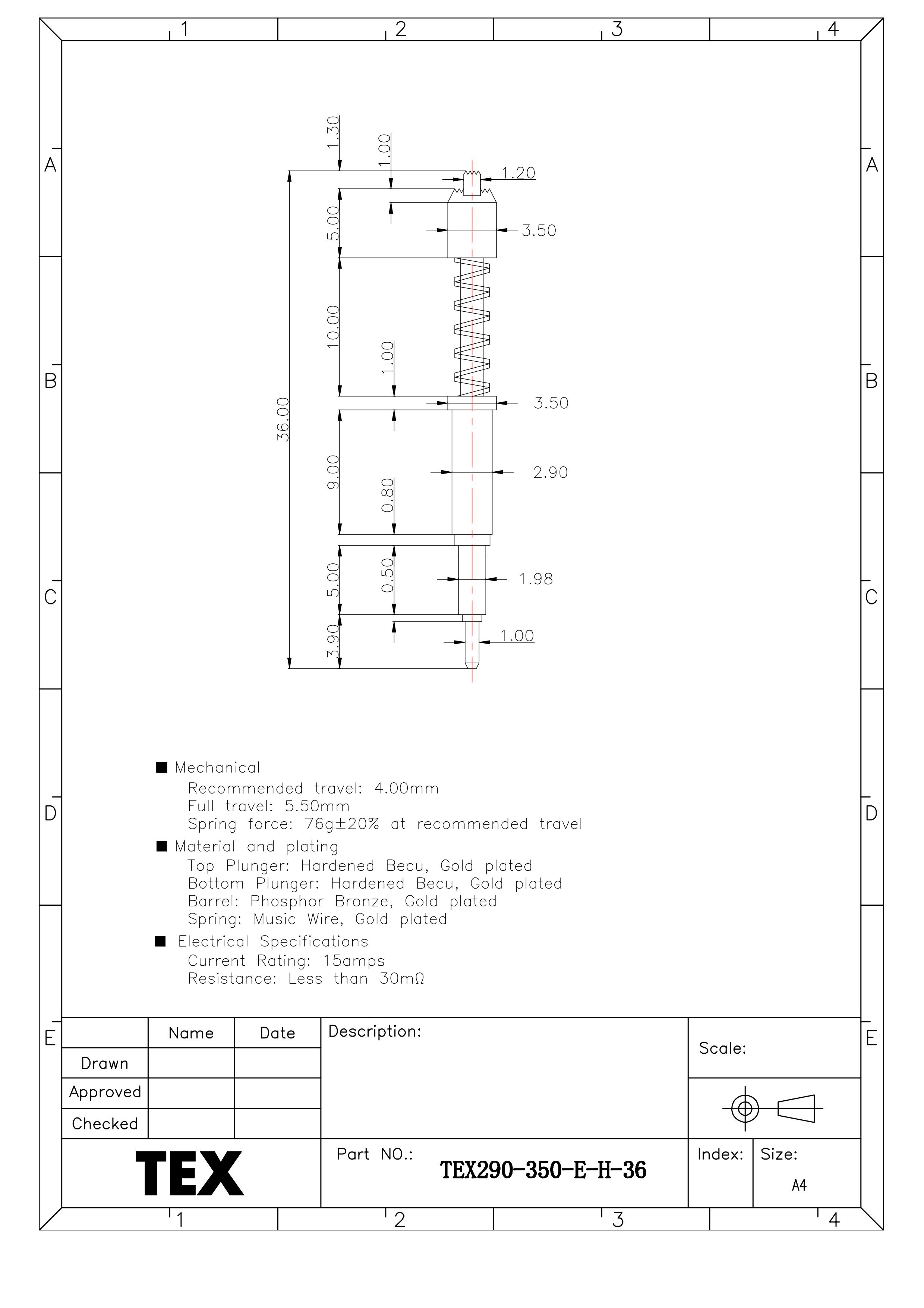 TEX290 350 E H 36 01